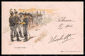 Artist Signed Fattori G Soldier Horse Vita Militare Lancieri serie 268 pc VK7741 – fronte