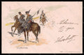 Artist Signed Fattori G. Soldier Horse Vita Militare serie 267 pc VK7745 – fronte