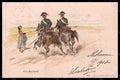 Artist Signed Fattori Soldier Horse Vita Militare Carabinieri 265 pc VK7747 – fronte