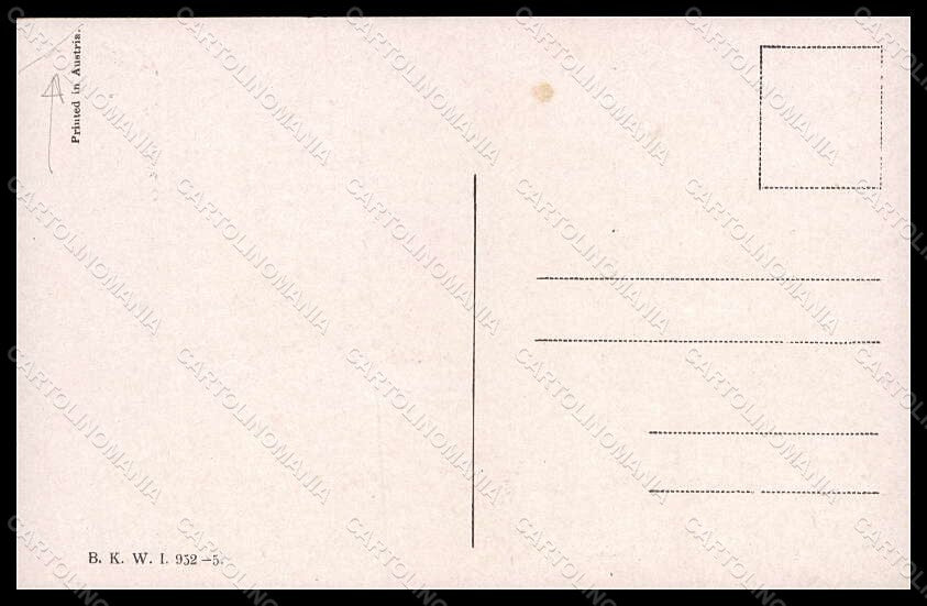 Artist Signed Jechl Isa Florist Lavendelweib BKWI 952-5 CORNER CREASED pc VK7750 – retro