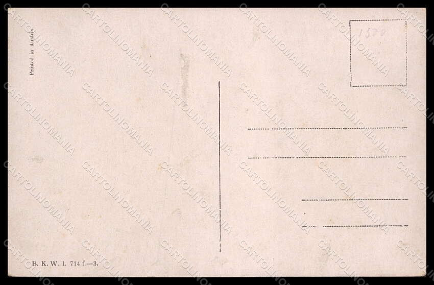 Artist Signed J. L. ? Wiener Typen BKWI serie 714f-3 postcard VK7751 – retro