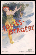 Artist Signed Hampel Lady Nouveau Folies Bergere Philipp Kramer XXX-5 pc VK7836 – fronte