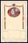 Artist Signed Hampel W. Lady Art Nouveau Philipp & Kramer serie XVII-8 pc VK7851 – fronte