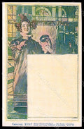 Artist Signed Hampel W. Lady Art Nouveau Philipp & Kramer serie XVII-7 pc VK7852 – fronte