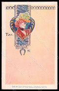 Artist Signed Konopa Lady Art Nouveau Philipp & Kramer XIII-10 pc VK7865 – fronte
