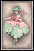 Artist Signed Petersen H. Dance Girl serie 2081 postcard VK7893 – fronte