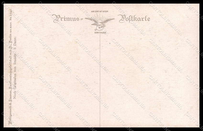 Artist Signed Studdy Bonzo Dog French Bulldog serie 2542 postcard VK7908 – retro