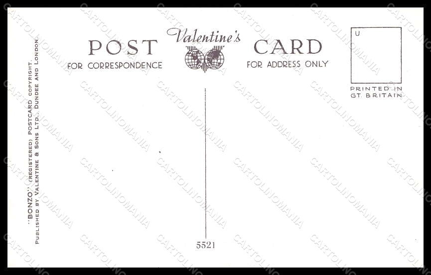 Artist Signed Studdy Bonzo Pekingese French Bulldog 5521 postcard VK7916 – retro