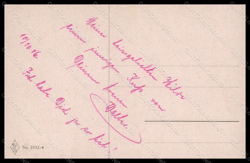 Artist Signed Usabal L. Fashion Glamour Lady serie 3892-4 postcard VK7920 – retro