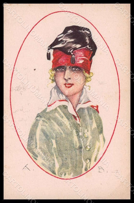 Artist Signed Bruno A. Fashion Glamour Lady Simpatia 3 postcard VK7938 – fronte
