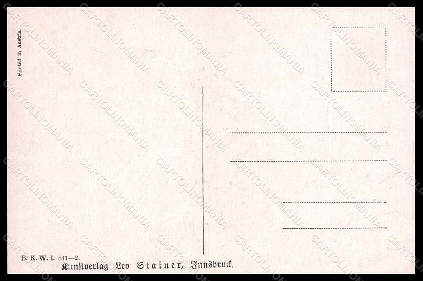 Artist Signed Schonpflug F. Military Soldier Horse BKWI 441-2 postcard VK7965 – retro