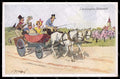 Artist Signed Schonpflug F. Romantic Couple Horse Comic BKWI 4695-5 pc VK7966 – fronte