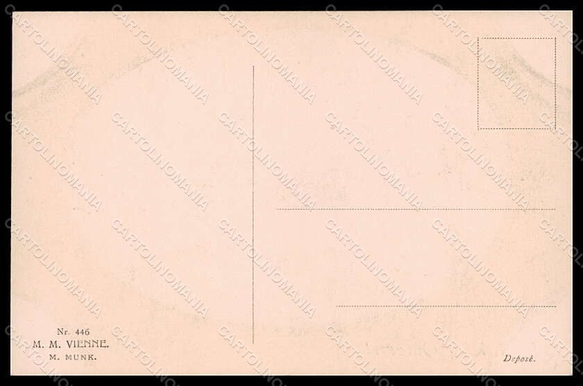 Artist Signed Wichera Fashion Glamour Lady Hare Easter MM Vienne 446 pc VK7986 – retro