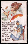 Artist Signed Glamour Lady Make up Puff Baby serie 4363 postcard VK8025 – fronte