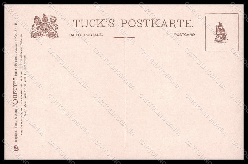 Artist Signed Occhipinti Fashion Glamour Lady Tuck serie 541B postcard VK8043 – retro