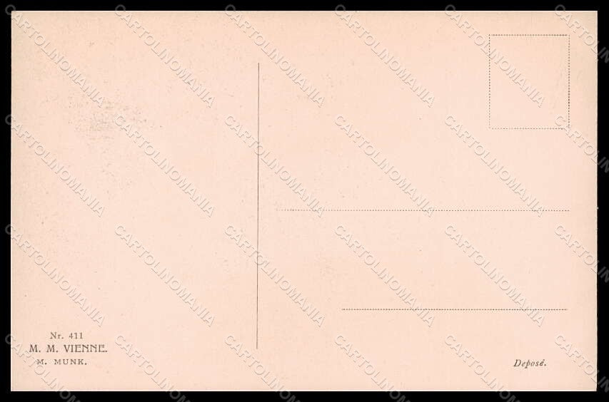 Artist Signed Wichera Fashion Glamour Lady Viennoise MM Vienne 411 pc VK8045 – retro
