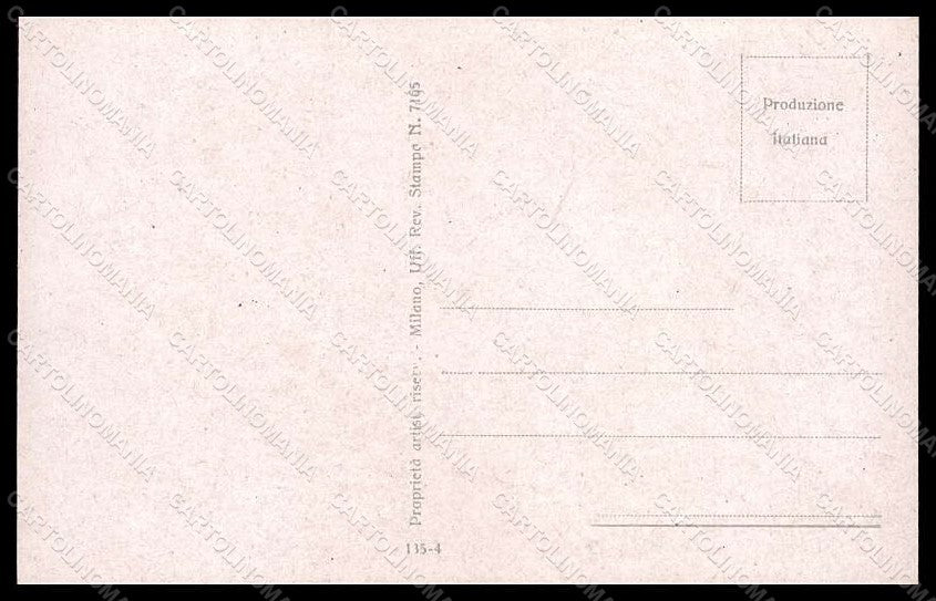 Artist Signed Santino Fashion Glamour Lady Soldier serie 135-4 postcard VK8067 – retro