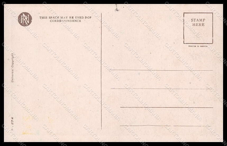 Artist Signed Dewey A. J. Romantic Couple serie 274 postcard VK8127 – retro