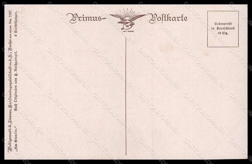 Artist Signed Rothgaengel Lady Romantic Couple Child serie 1181 postcard VK8149 – retro