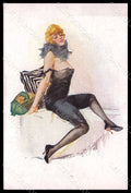 Artist Signed Fashion Glamour Lady postcard VK8160 – fronte