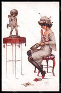 Artist Signed Tam J. Risque Lady Amour a Tous les Etages serie 50-6 pc VK8163 – fronte