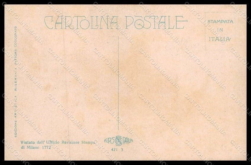 Artist Signed Codognato Fashion Glamour Lady serie 421-3 postcard VK8248 – retro