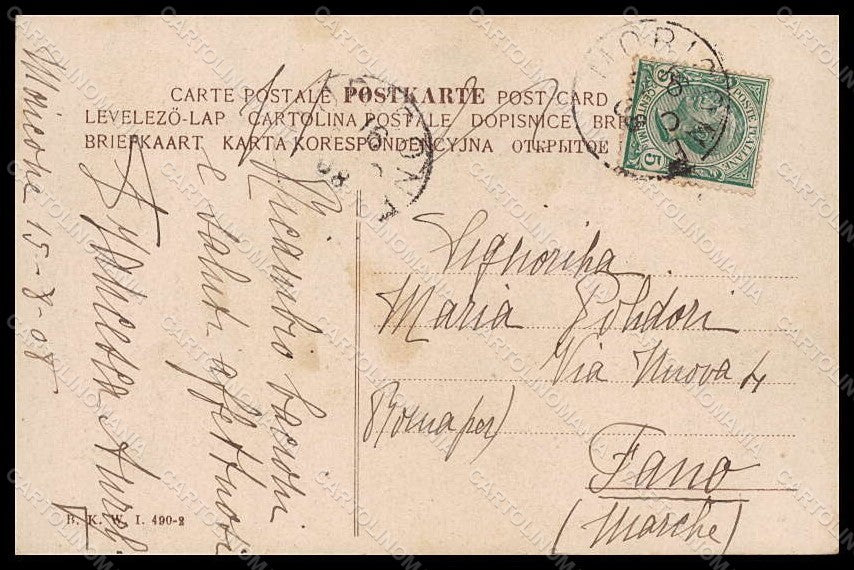 Artist Signed Schubert ? Glamour Lady Romantic Couple BKWI 490-2 postcard VK8249 – retro