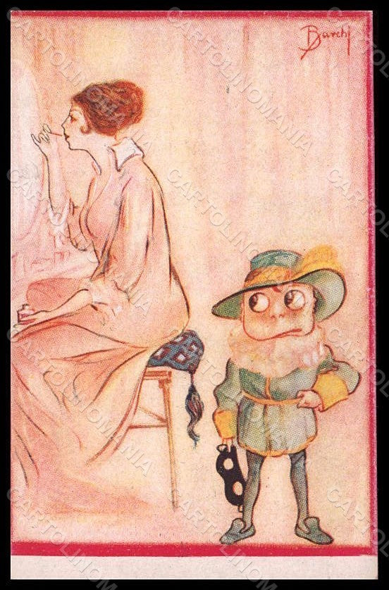 Artist Signed Barchi Fashion Glamour Lady Make Up postcard VK8255 – fronte