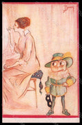 Artist Signed Barchi Fashion Glamour Lady Make Up postcard VK8255 – fronte