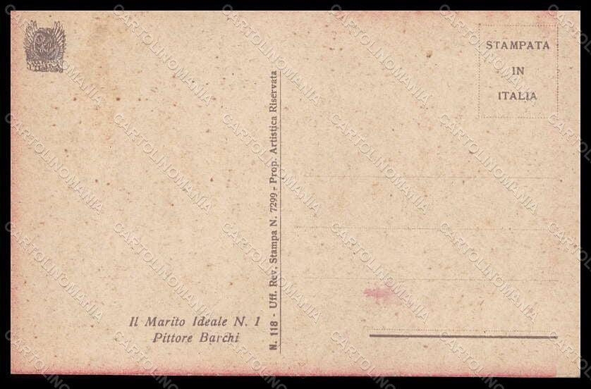 Artist Signed Barchi Fashion Glamour Lady Make Up postcard VK8255 – retro