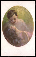 Artist Signed Guerzoni Romantic Couple Lady serie 1033-4 postcard VK8266 – fronte