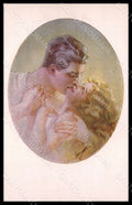 Artist Signed Guerzoni Romantic Couple Lady serie 1033-5 postcard VK8267 – fronte