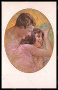 Artist Signed Guerzoni Romantic Couple Lady serie 1033-6 postcard VK8268 – fronte