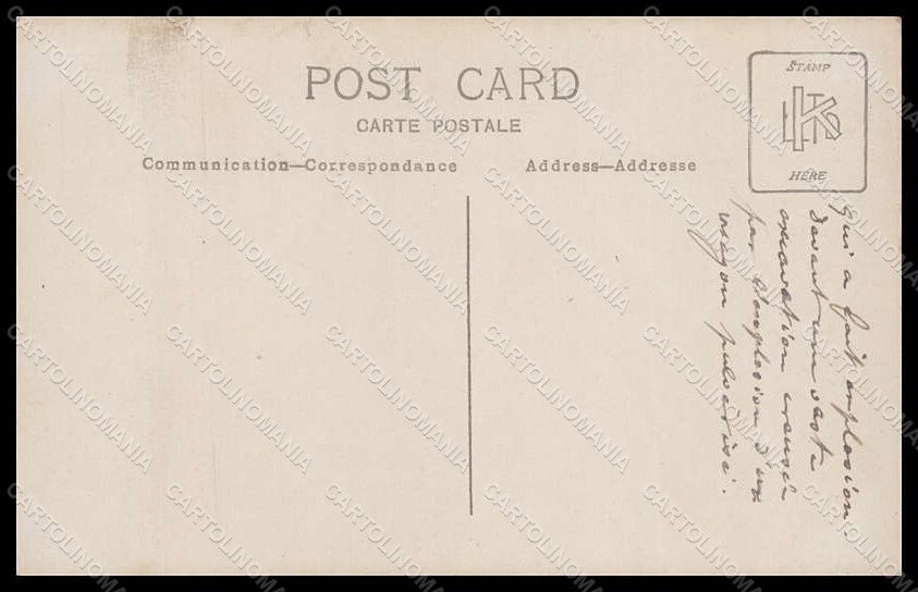 Militari WWI Italia Tavernelle Altavilla Vicenza Treno Esplosione foto pc VK8284 – retro