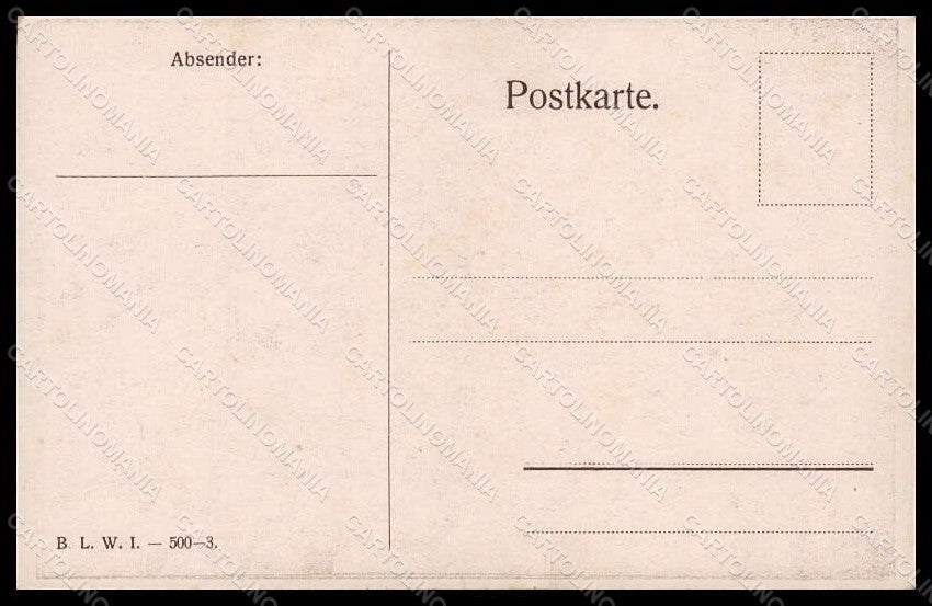 Artist Signed AZ German Propaganda WW1 BLWI serie 500-3 postcard VK8316 – retro