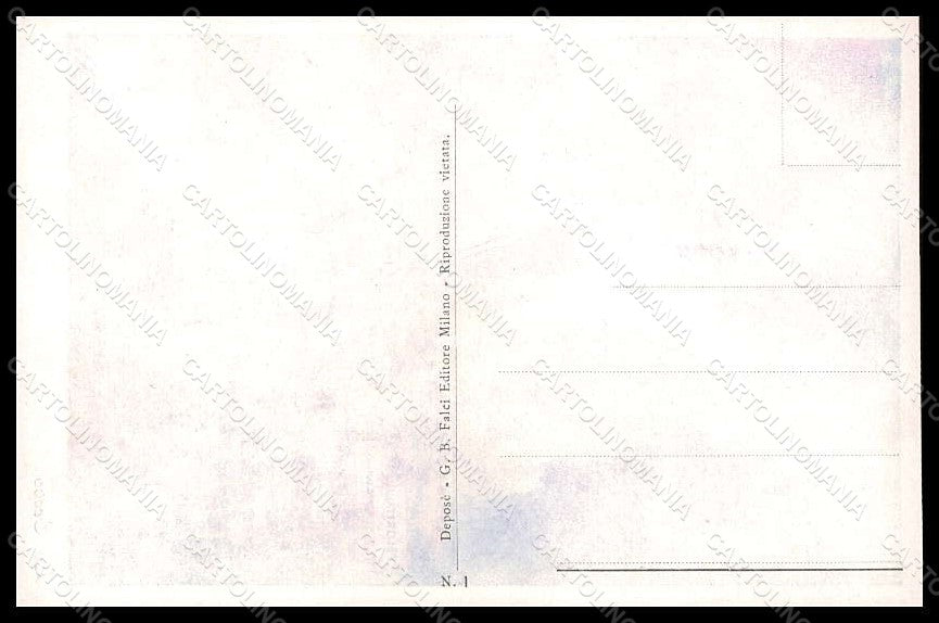 Artist Signed Monestier Fascismo Propaganda Tricolore Lo Scopo pc VK8345 – retro