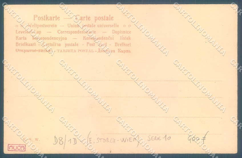 Artist Signed Kirchner R. Lady Geisha D.8/1-10 postcard VK8360 – retro