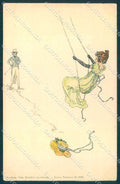 Artist Signed Kirchner R. Lady Coeur Dame ? #5541 C.1 ? ABRADED postcard VK8389 – fronte