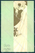 Artist Signed Kirchner R. Lady Demi Vierge Half Virgin D.3-2 PIN HOLE pc VK8397 – fronte