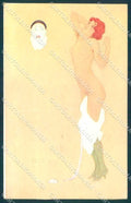 Artist Signed Kirchner R Risque Lady Peches Capitaux Deadly Sins P.3-5 pc VK8432 – fronte