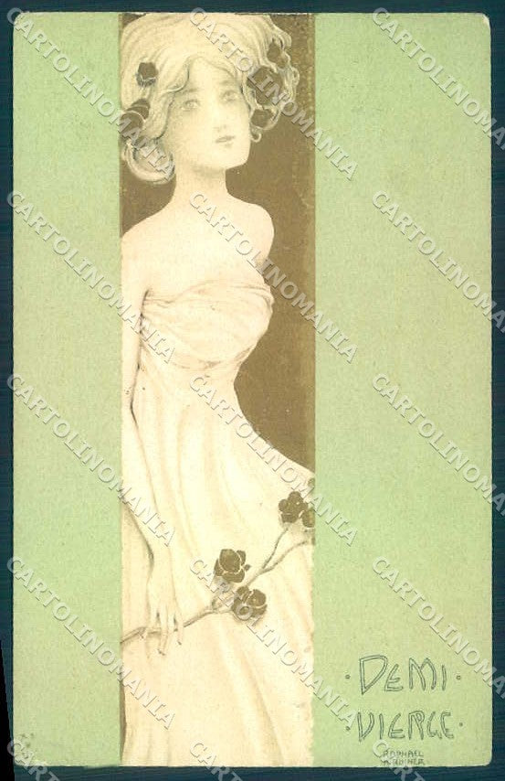 Artist Signed Kirchner Lady Demi Vierge Half Virgin D3.a-4 CORNER CREASED VK8541 – fronte