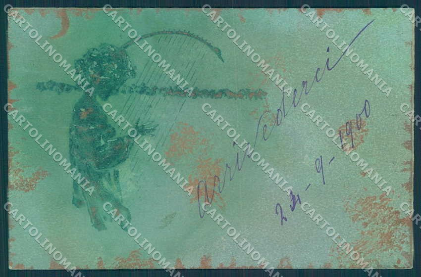 Artist Signed Kirchner R. Lady Bronze Art G.1.c-1 postcard VK8591 – fronte