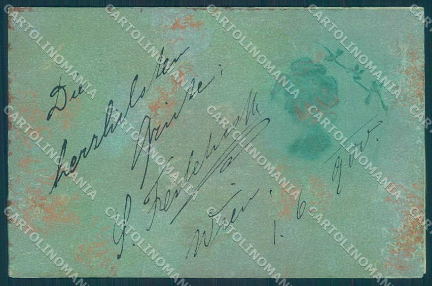 Artist Signed Kirchner R. Lady Bronze Art G.1.b-6 postcard VK8593 – fronte