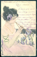 Artist Signed Kirchner R. Lady Klytia Maid Athens G.2-5 postcard VK8615 – fronte