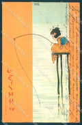 Artist Signed Kirchner R. Lady Geisha D.8/1.a-4 postcard VK8655 – fronte