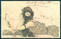 Artist Signed Kirchner R. Lady Greek Vergins D.30.a-5 UNGLUED CORNER pc VK8688 – fronte