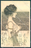 Artist Signed Kirchner R. Lady Greek Vergins D.30.a-8 postcard VK8691 – fronte