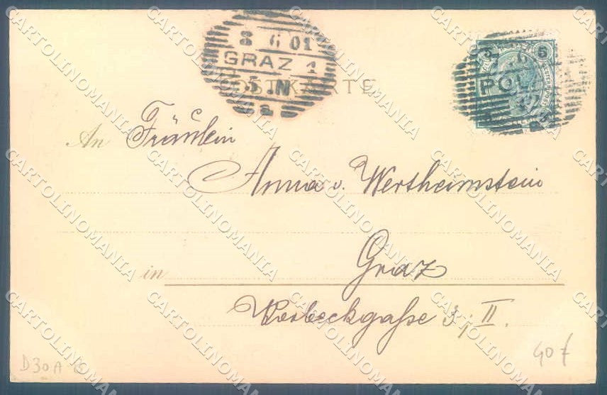 Artist Signed Kirchner R. Lady Greek Vergins D.30.a-8 postcard VK8691 – retro