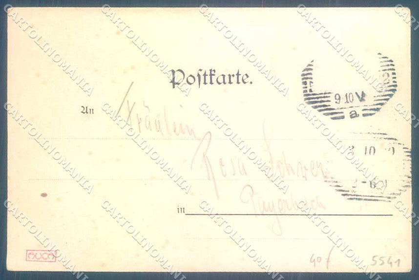 Artist Signed Kirchner R. Lady Coeur Dame ? #5541 C.1 ? postcard VK8836 – retro