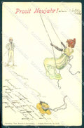 Artist Signed Kirchner R. Lady Coeur Dame ? #5541 C.1 ? postcard VK8837 – fronte